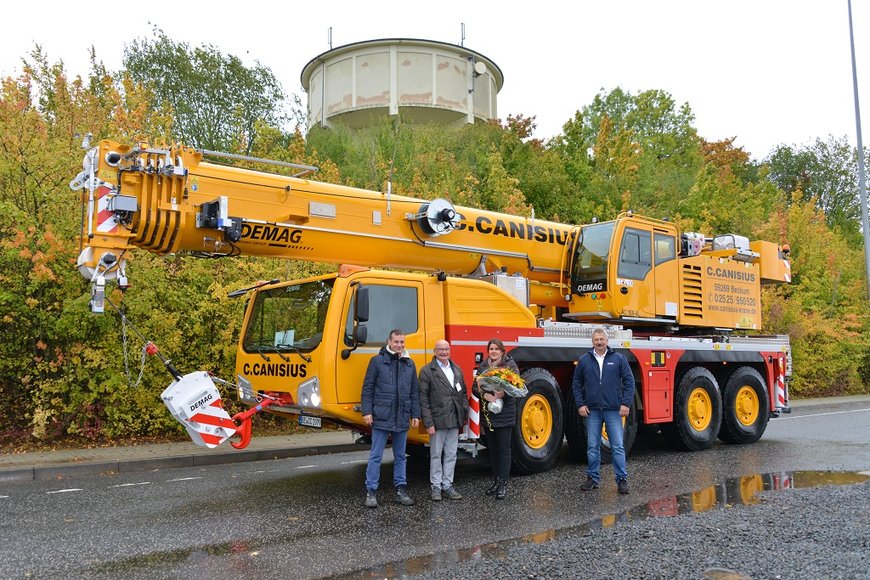Canisius takes delivery of Demag AC 100-4L all terrain crane